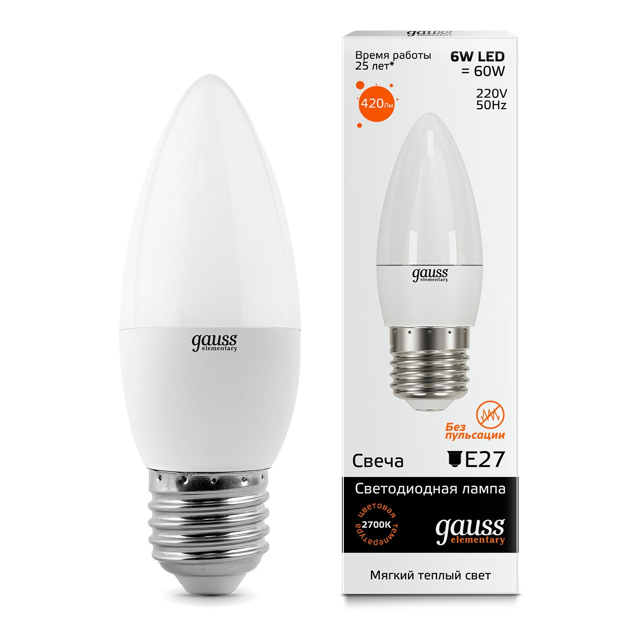 Светодиодная лампа Gauss 33216