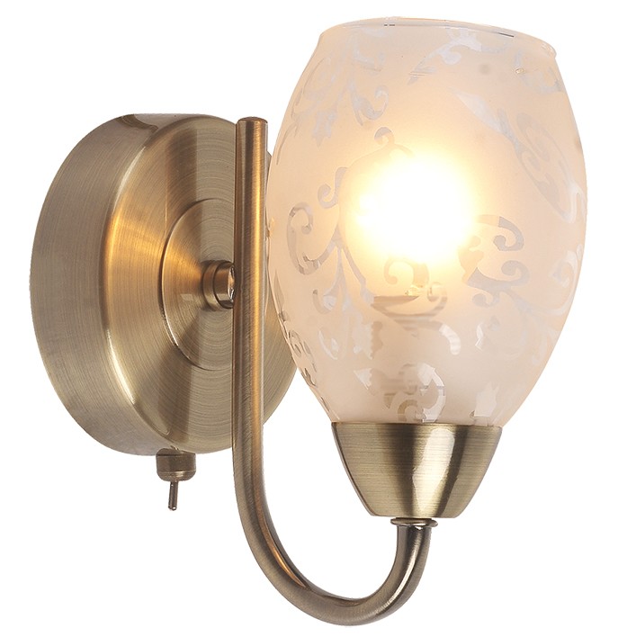 Настенное бра ID lamp Akron 201/1A-Oldbronze