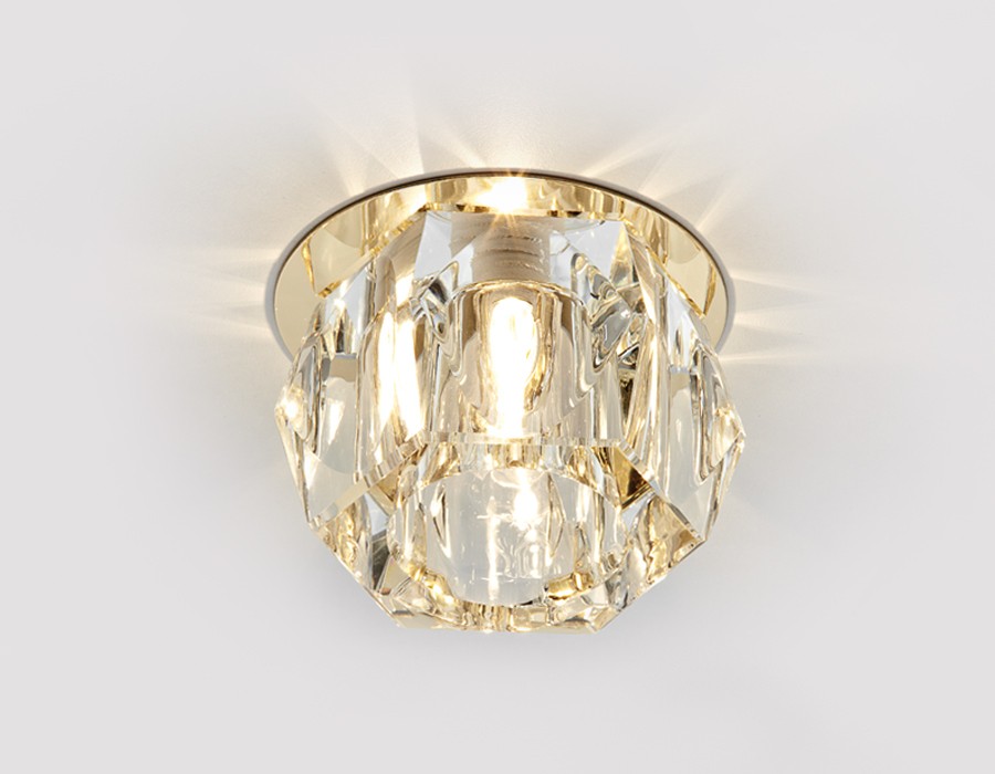 Встраиваемый светильник Ambrella Design D4060 CL/G