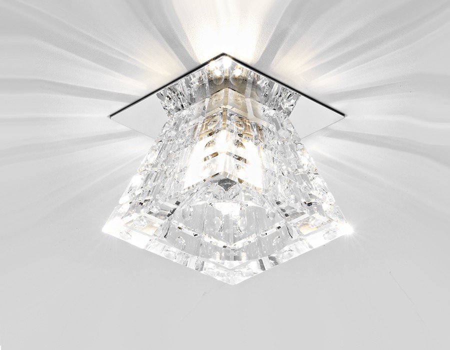 Встраиваемый светильник Ambrella Design D4124 CL/CH