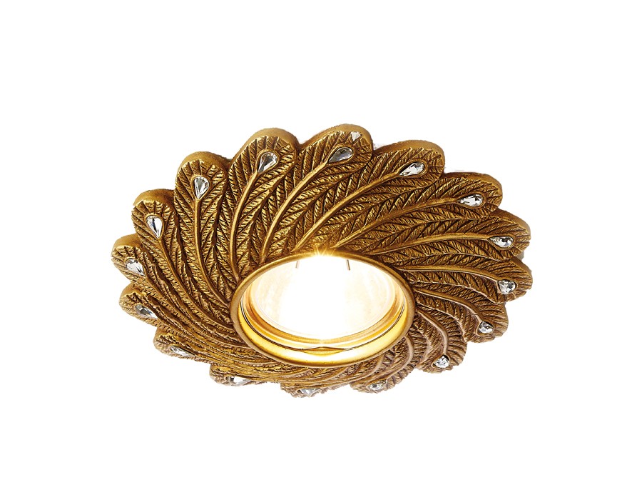 Встраиваемый светильник с узорами Design D4466 SB Ambrella