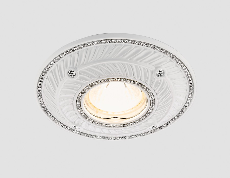 Встраиваемый светильник с узорами Дизайн с Узором и Орнаментом Гипс D4468 W/CH Ambrella