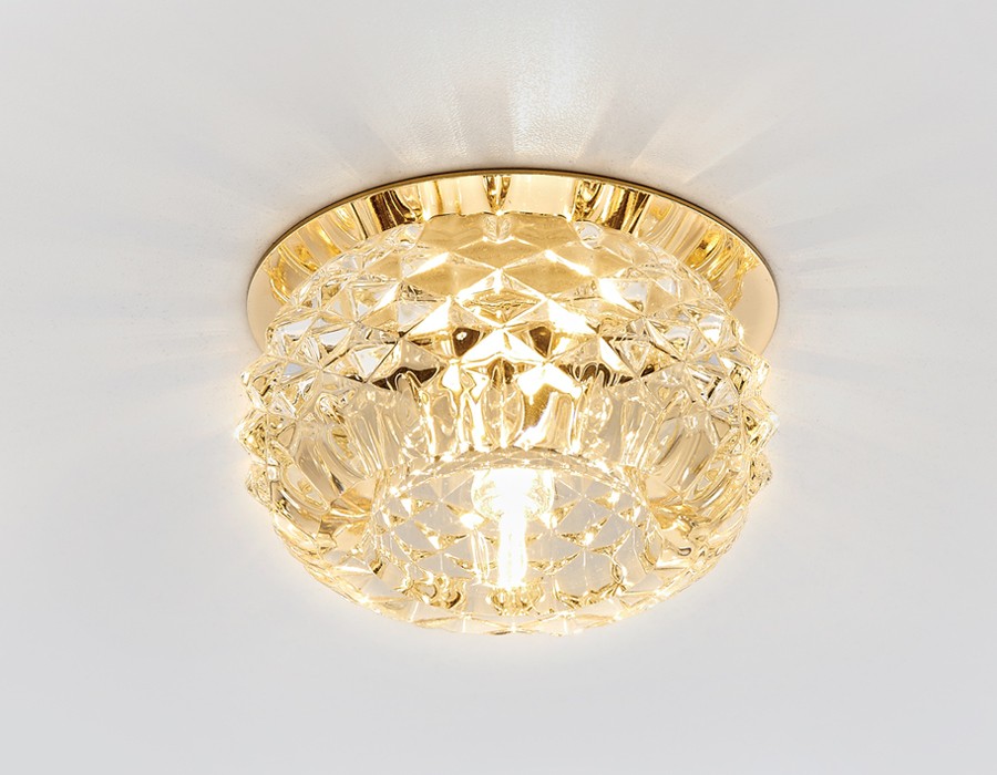 Встраиваемый светильник Ambrella Design D7323 CL/G