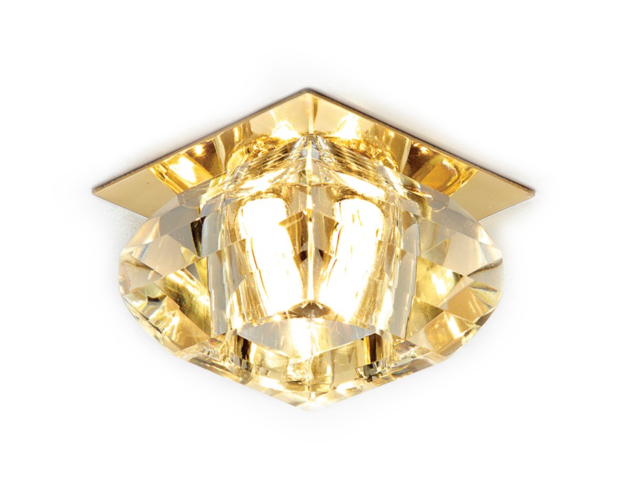 Встраиваемый светильник Ambrella Design D8048 CL/G