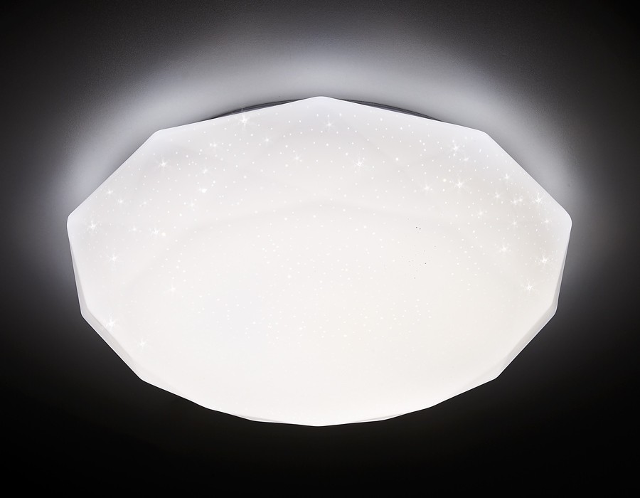 Потолочный светодиодный светильник Ambrella Orbital Air F18 WH 72W D510