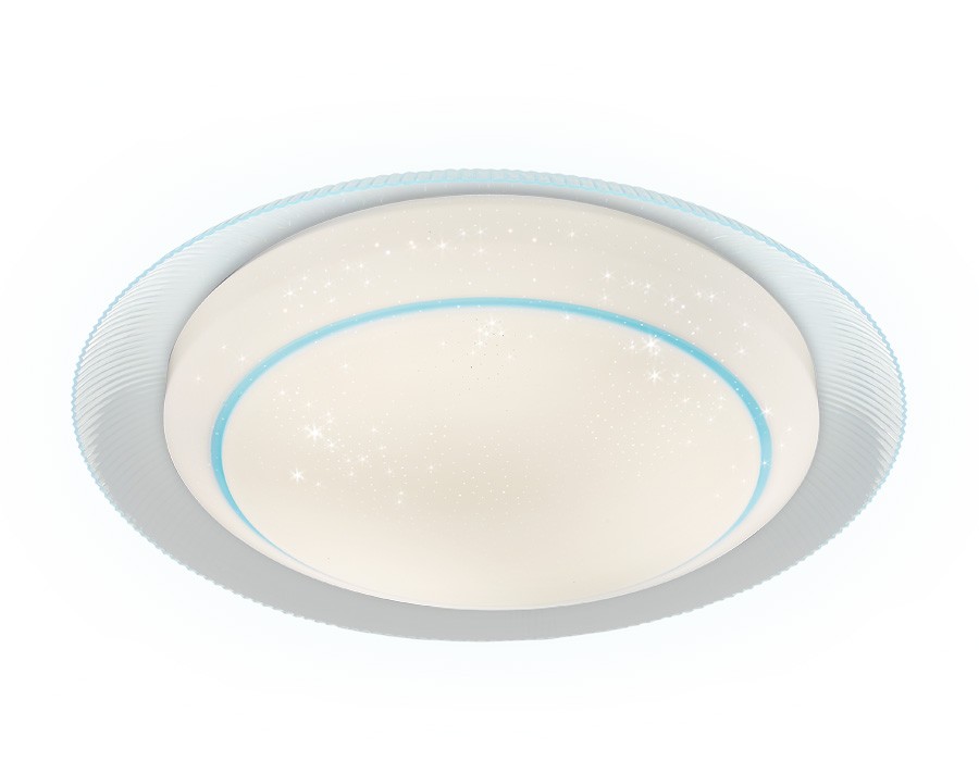 Потолочный светодиодный светильник Ambrella Orbital Air F46 BL 48W D450