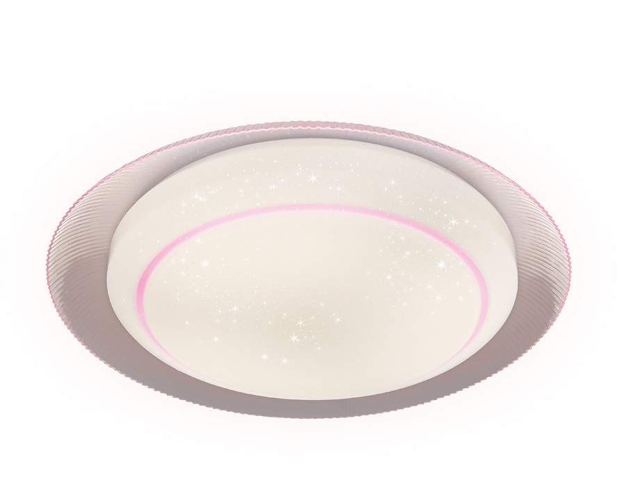 Потолочный светодиодный светильник Ambrella Orbital Air F46 PI 48W D450