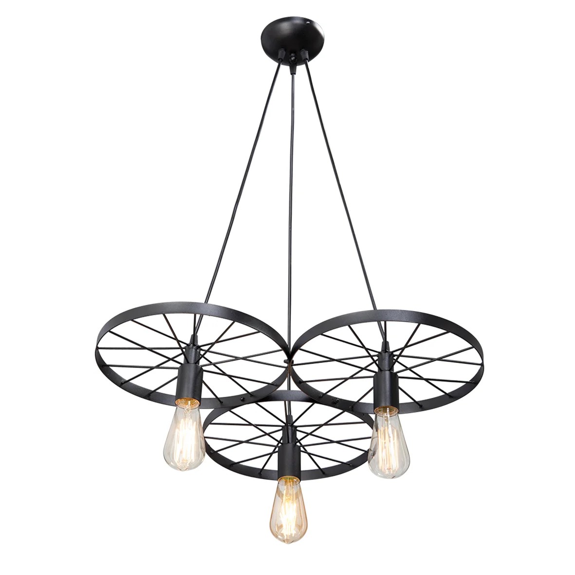 Люстра колесо от телеги V4165 V4165-1/3S Vitaluce