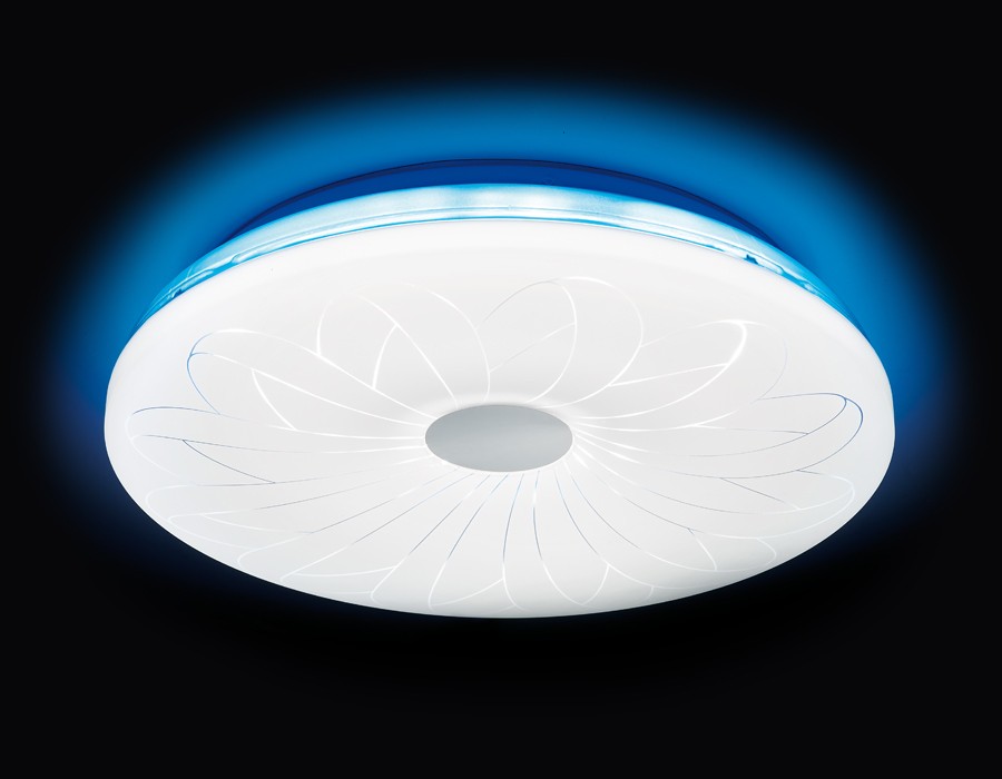 Потолочный светодиодный светильник Ambrella Orbital Design F77 BL 80W D420