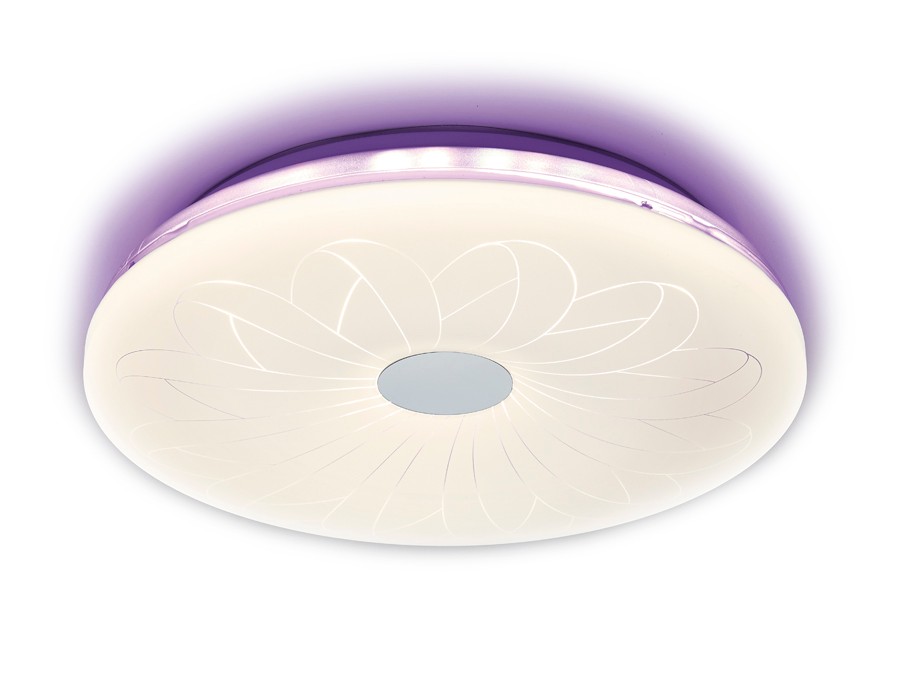 Потолочный светодиодный светильник Ambrella Orbital Design F78 PU 80W D420