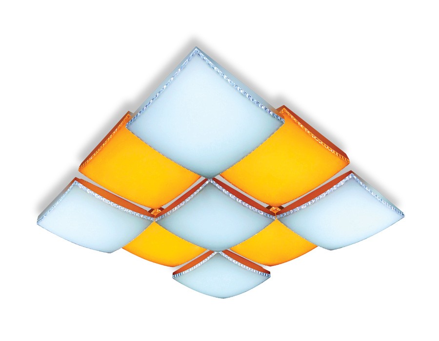 Потолочный LED светильник Ambrella Orbital Parus FP2329 WH 288W D720*720