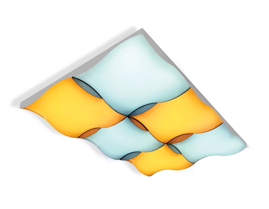 Потолочный LED светильник Ambrella Orbital Parus FP2356 WH 192W D720*480