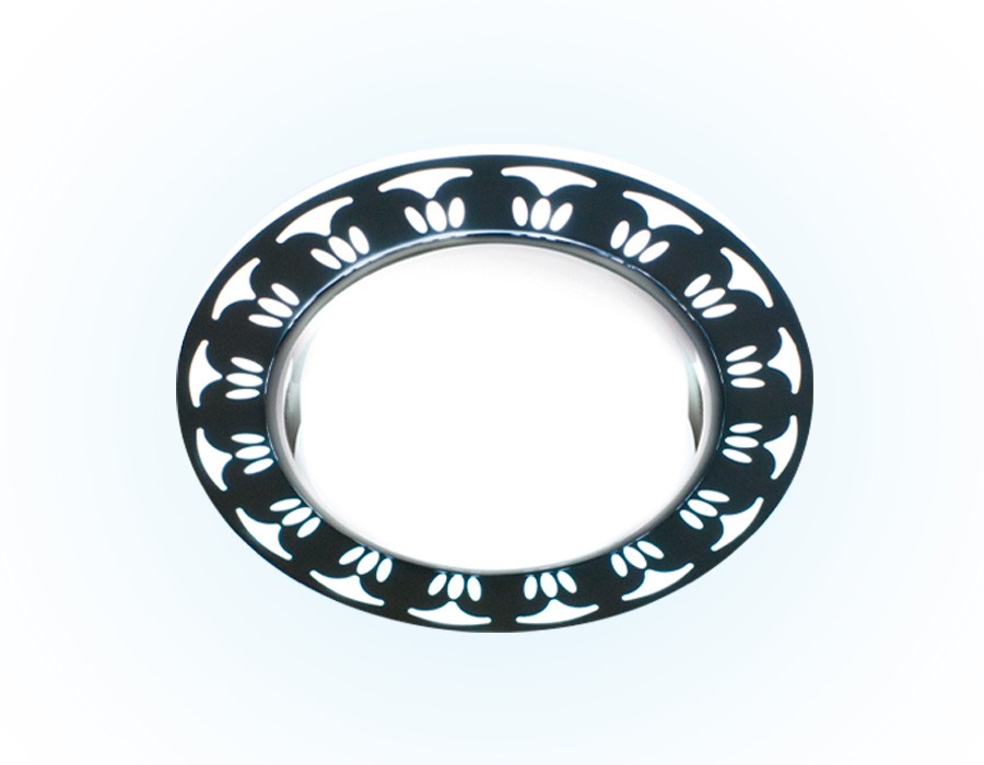 Встраиваемый светильник с узорами Gx53 Led G433 WH/CLD Ambrella