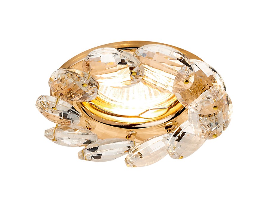 Встраиваемый светильник Ambrella Crystal K306 CL/G