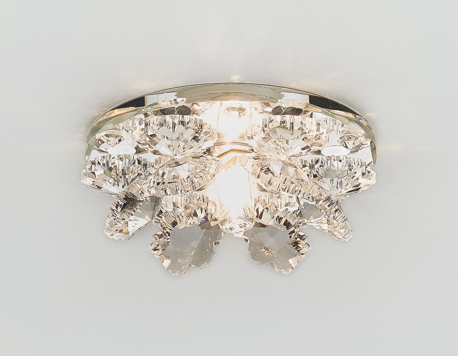 Встраиваемый светильник Ambrella Crystal K440 CH