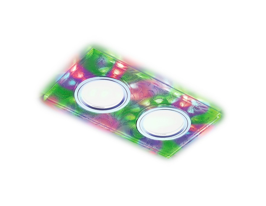 Встраиваемый светильник Ambrella Led S234/2 W/CH/M