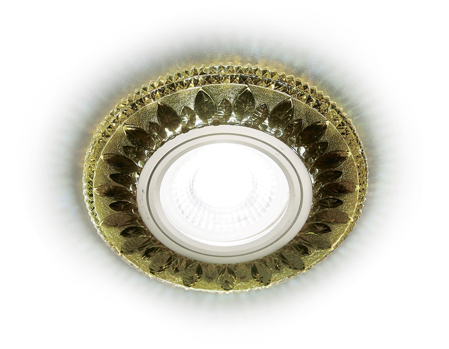 Встраиваемый светильник с цветочками Led S305 BR Ambrella