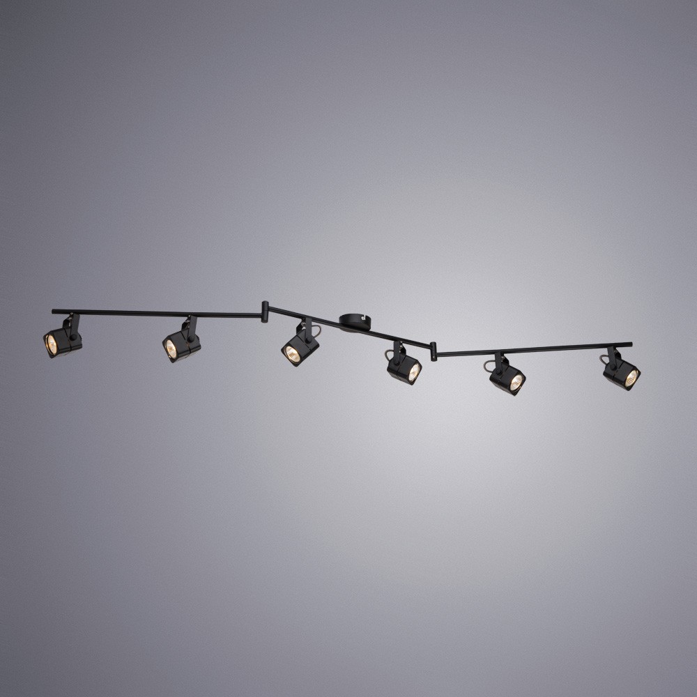 Светильник спот Arte Lamp Lente A1314PL-6BK