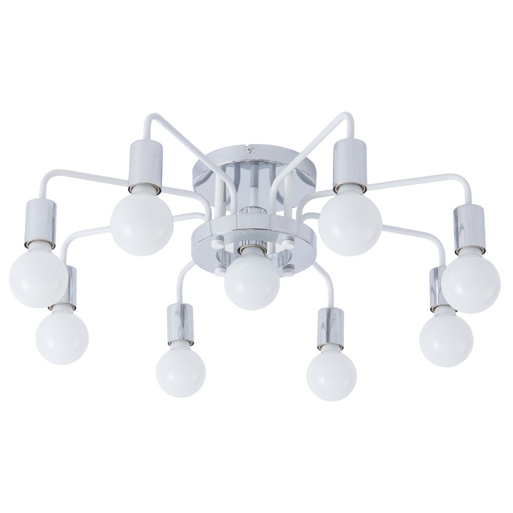 Потолочная люстра Arte Lamp Gelo A6001PL-9WH