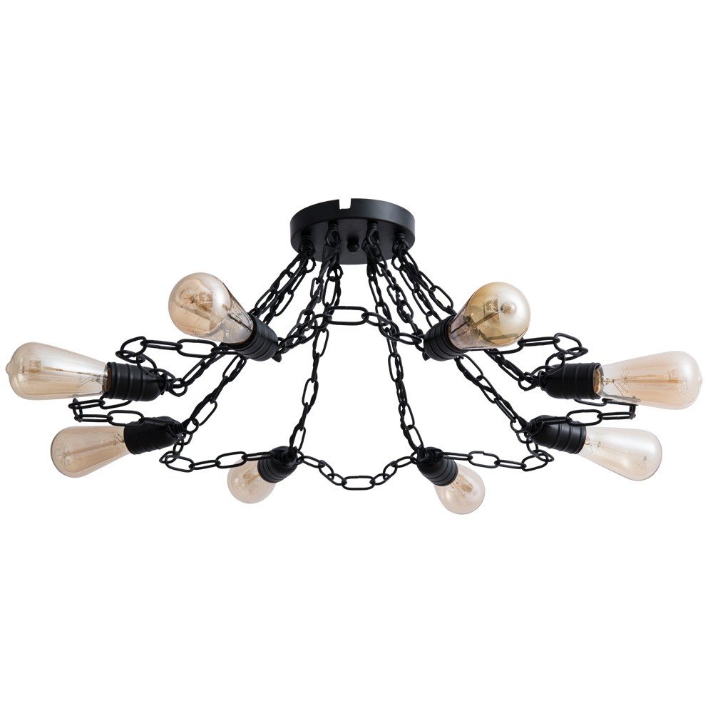 Потолочная люстра Arte Lamp Riverrun A9344PL-8BK