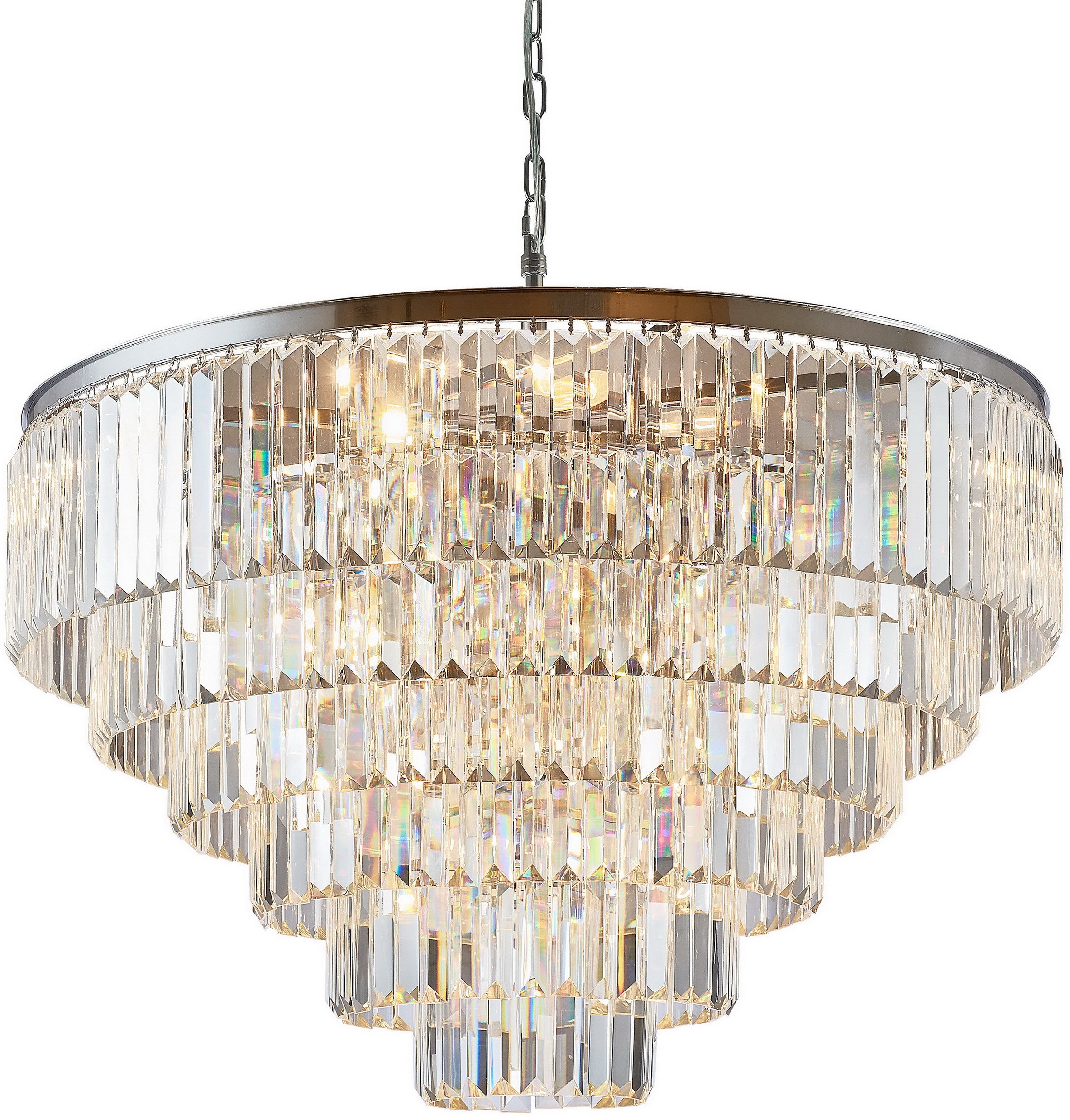 Подвесная хрустальная люстра Nova Divinare 3001/02 LM-16