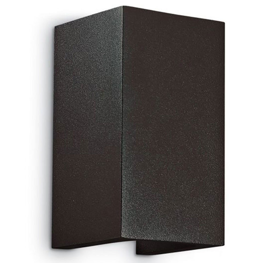 Уличный настенный светильник Ideal Lux Apollo APOLLO AP2 SQUARE NERO