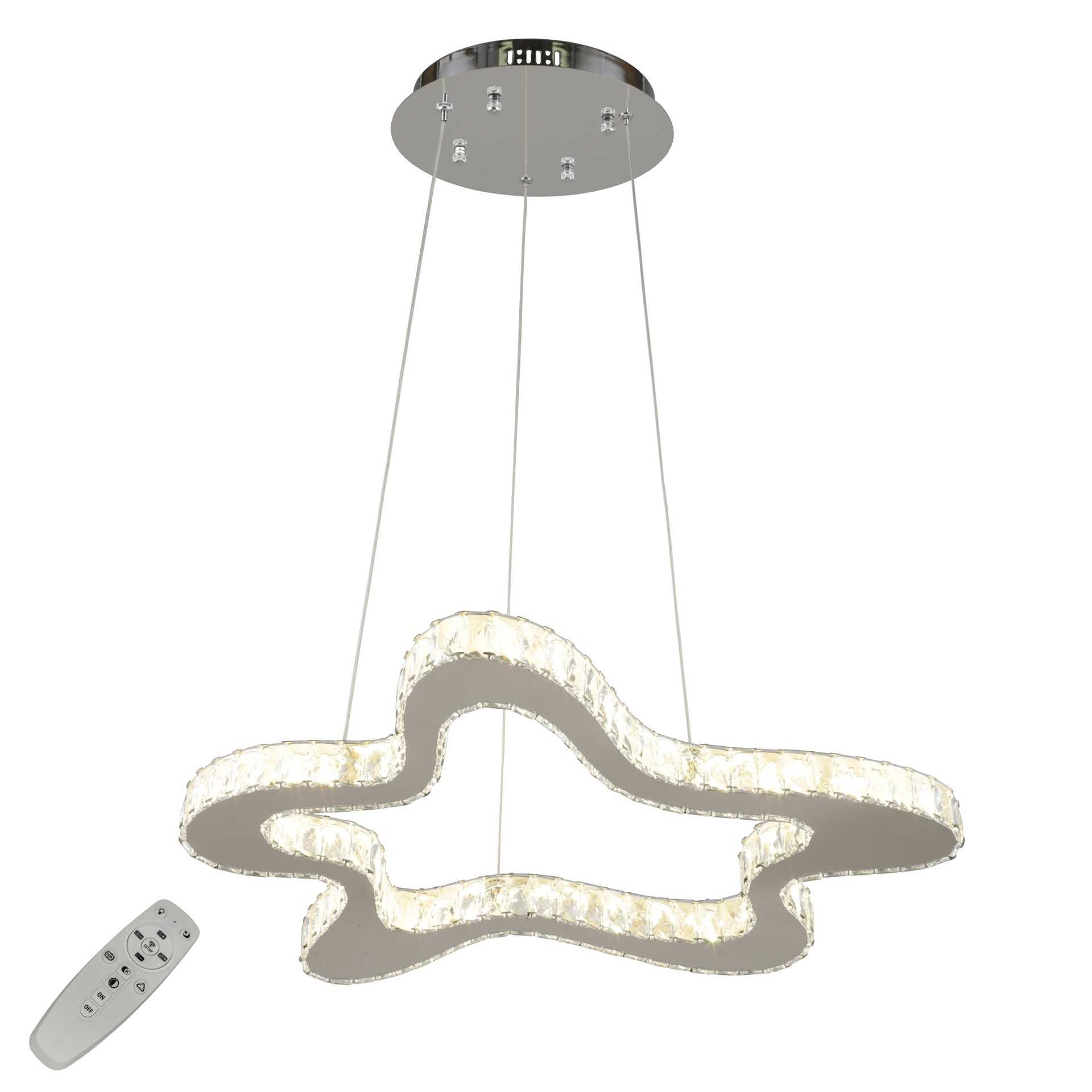 Подвесная люстра с пультом Oneto Omnilux OML-00303-144