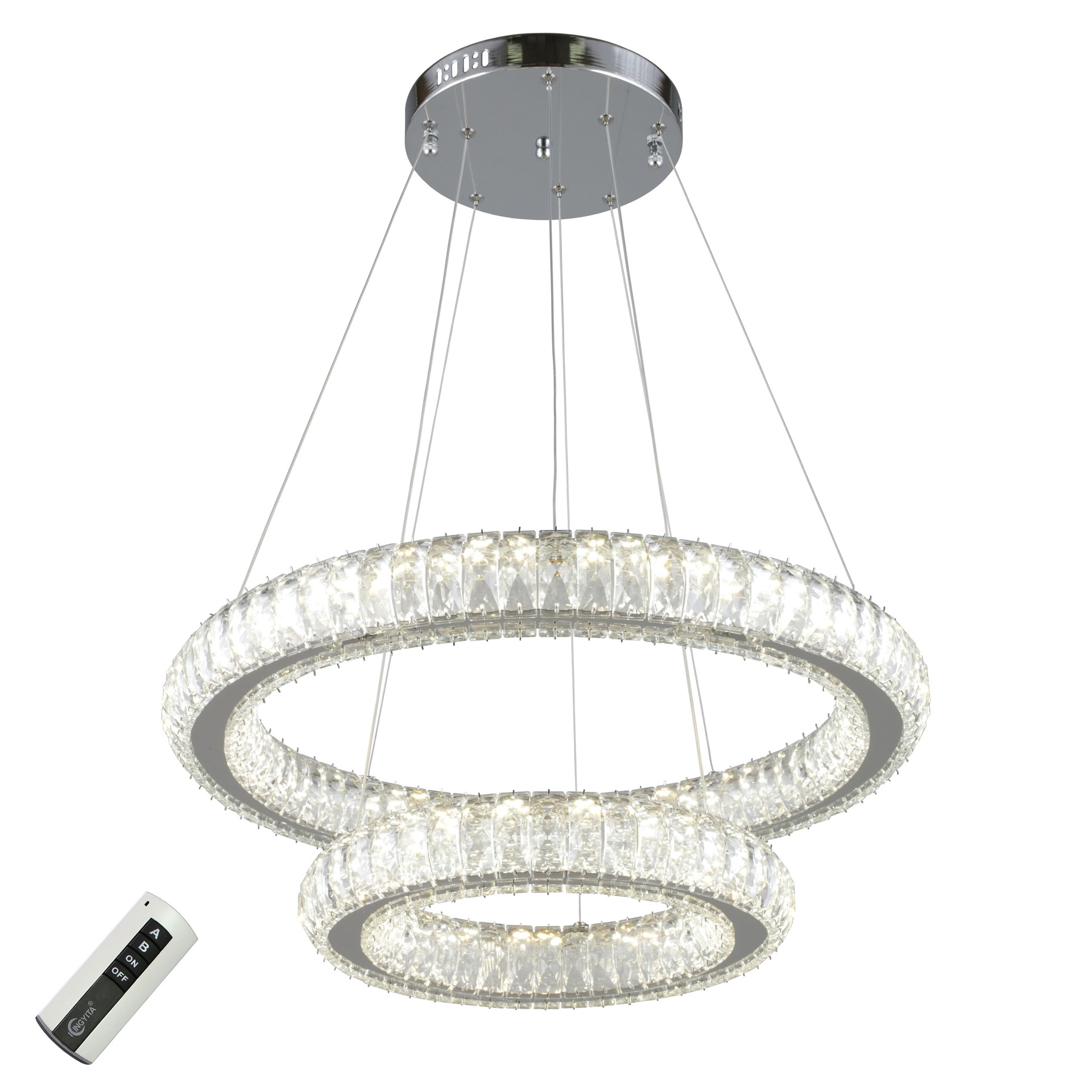 Подвесная люстра с пультом Preli Omnilux OML-03403-80