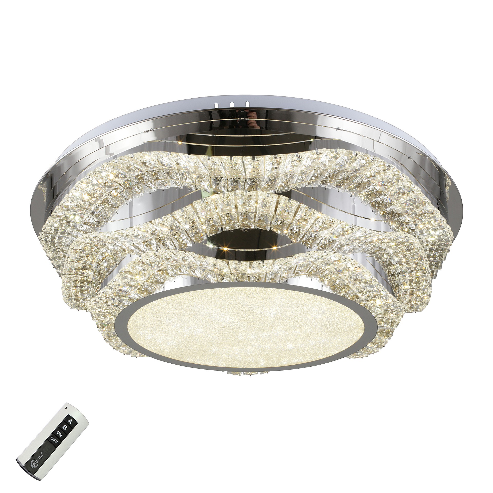 Потолочная люстра с пультом Ottone Omnilux OML-04007-124