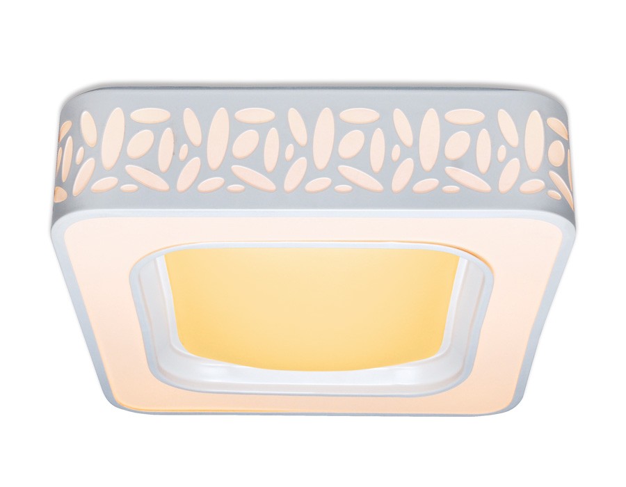 Потолочный светодиодный светильник Ambrella Orbital Design F212 WH 80W D440*440