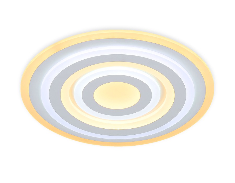 Потолочный светодиодный светильник Ambrella Orbital Acrylic FA92 WH 144W D500