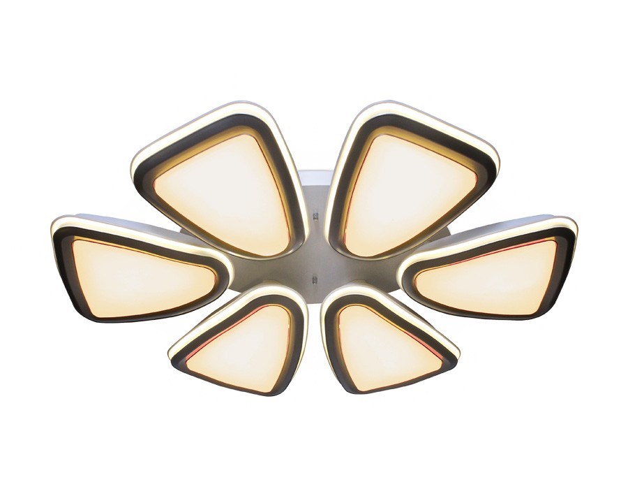 Потолочная люстра с пультом Orbital Granule Ambrella FG1014/6 WH/SL 410W D1040*800