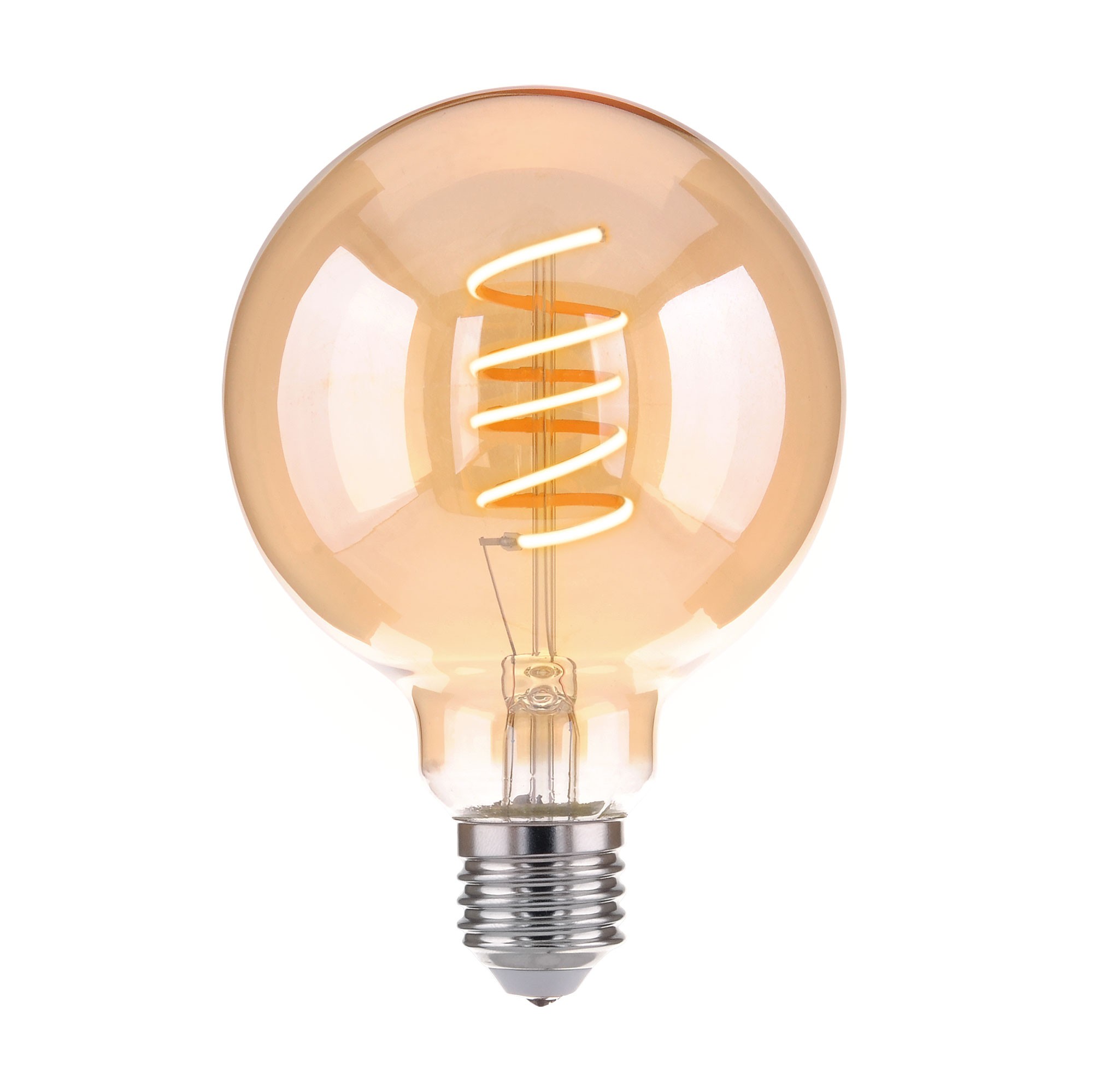 Ретро лампа Eurosvet Filament Classic FD 8W 3300K E27 (G95 спираль тонированный) 8W