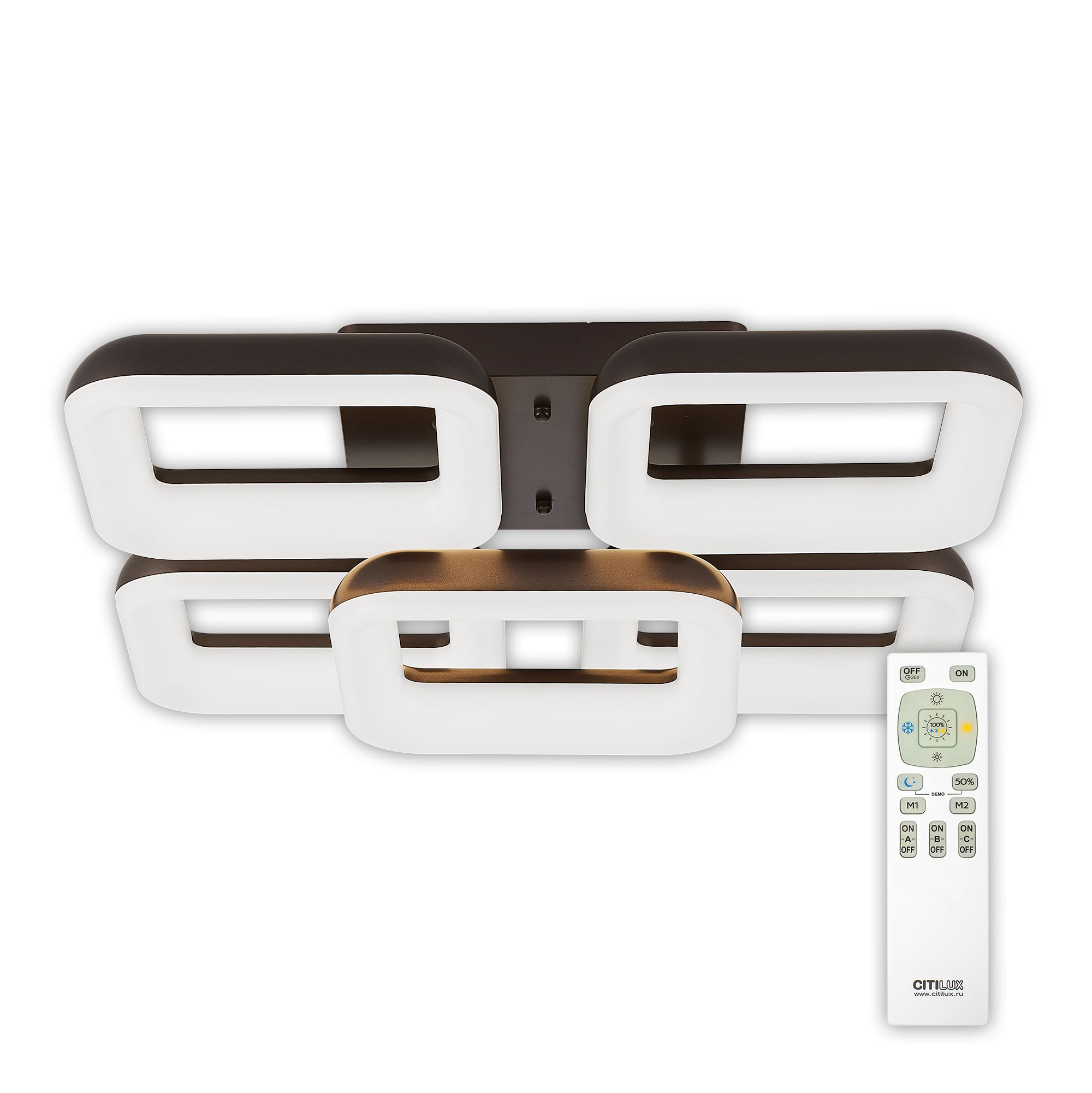 Потолочная люстра с пультом Паркер Citilux CL225255R