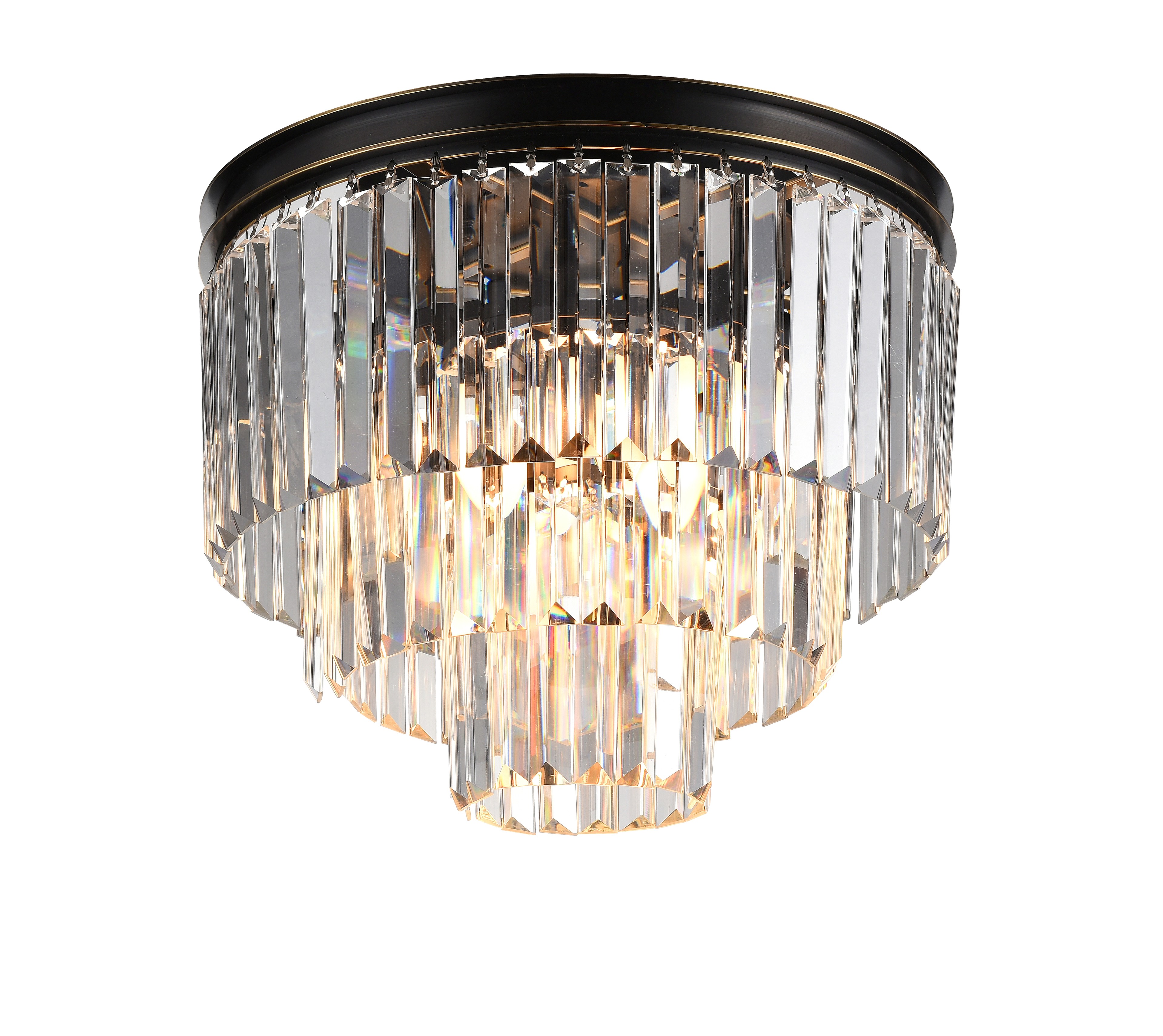 Потолочная люстра Newport 31100 31106/PL black+gold