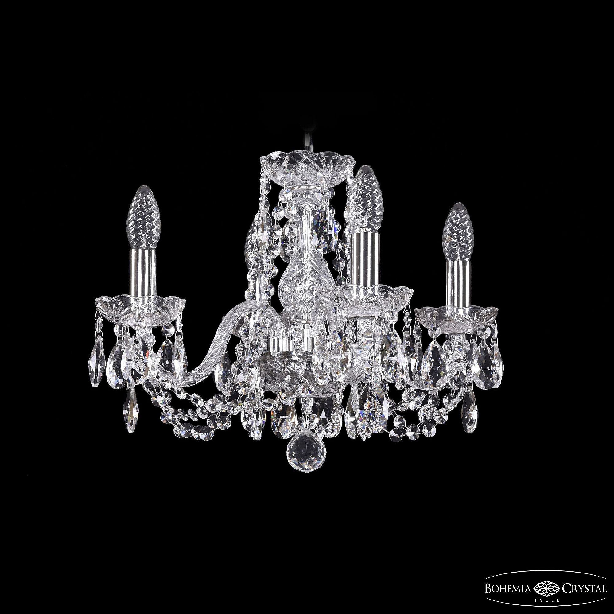 Подвесная хрустальная люстра 1402 Bohemia 1402/4/141 Ni