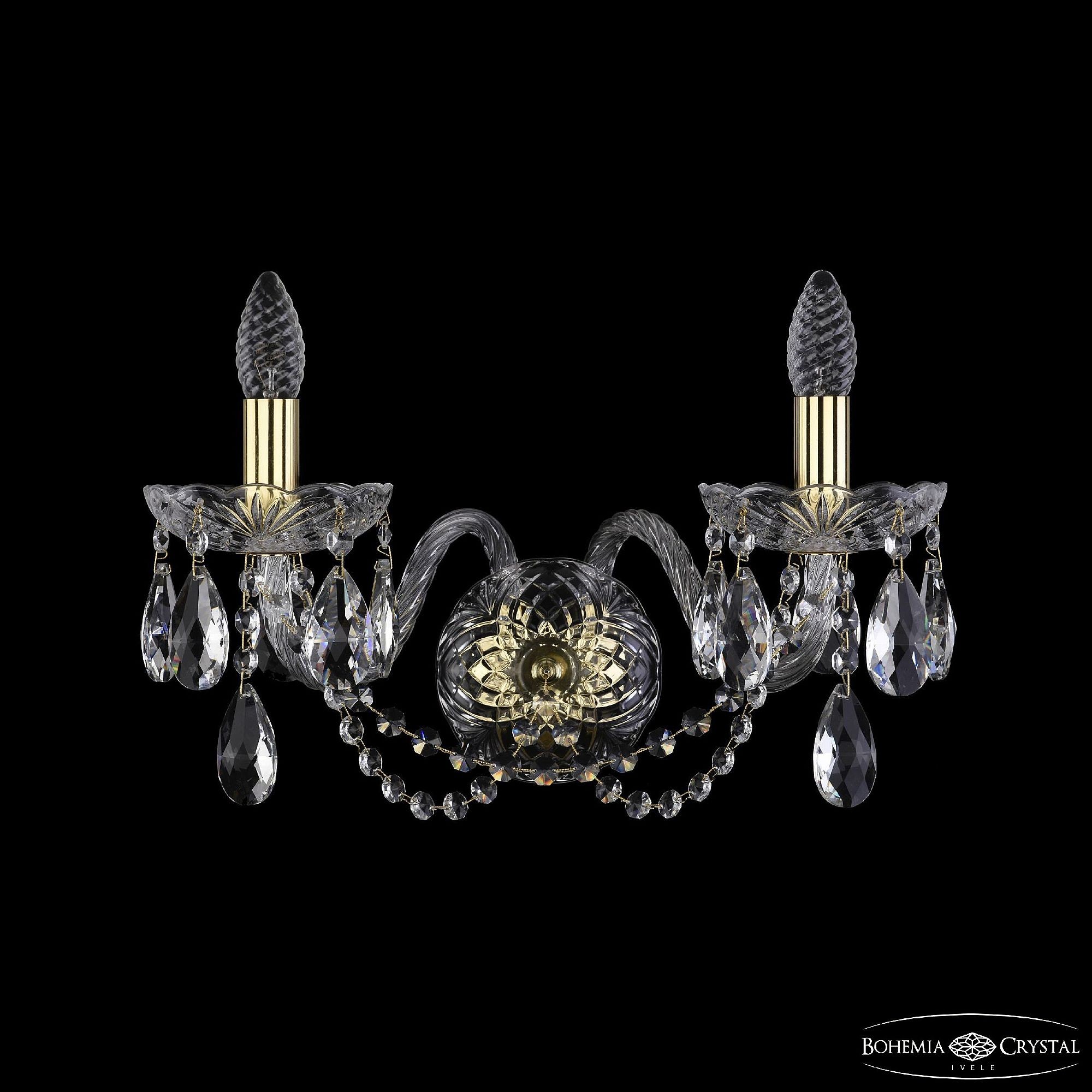 Настенное бра Bohemia 1402 1402B/2/195/XL/G