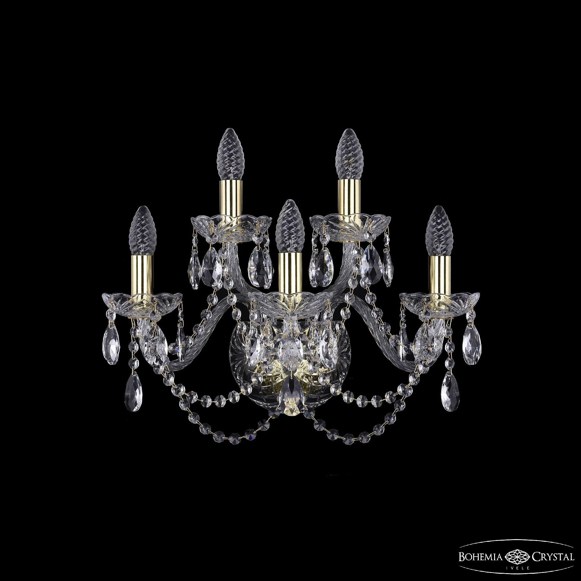 Настенное бра Bohemia 1402 1402B/3+2/160/G