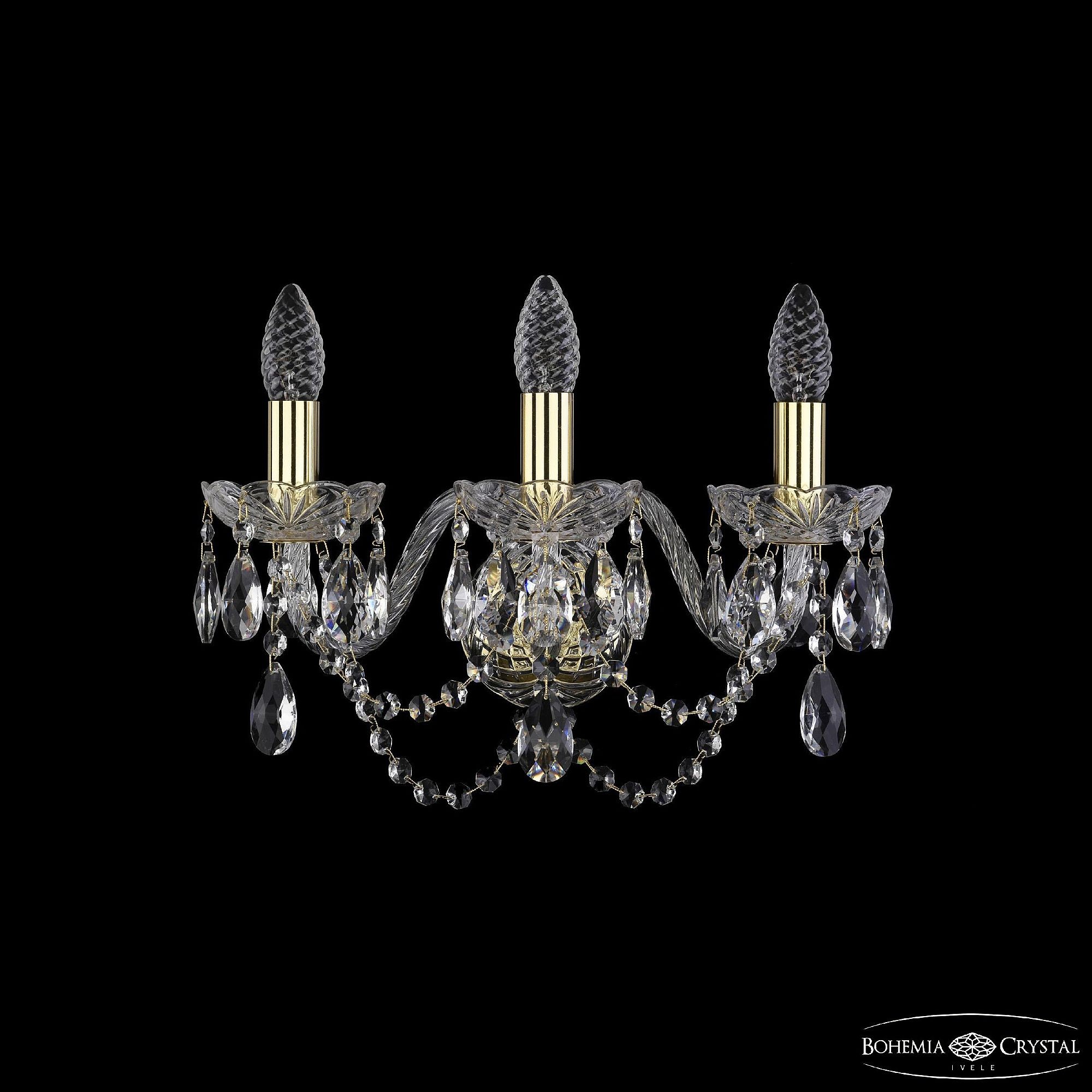 Настенное бра Bohemia 1402 1402B/3/160/G