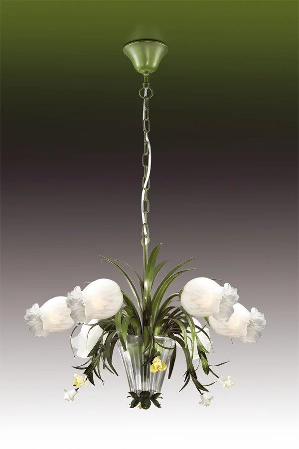 Люстра подвесная с цветочками Merida 2652/6 Odeon Light