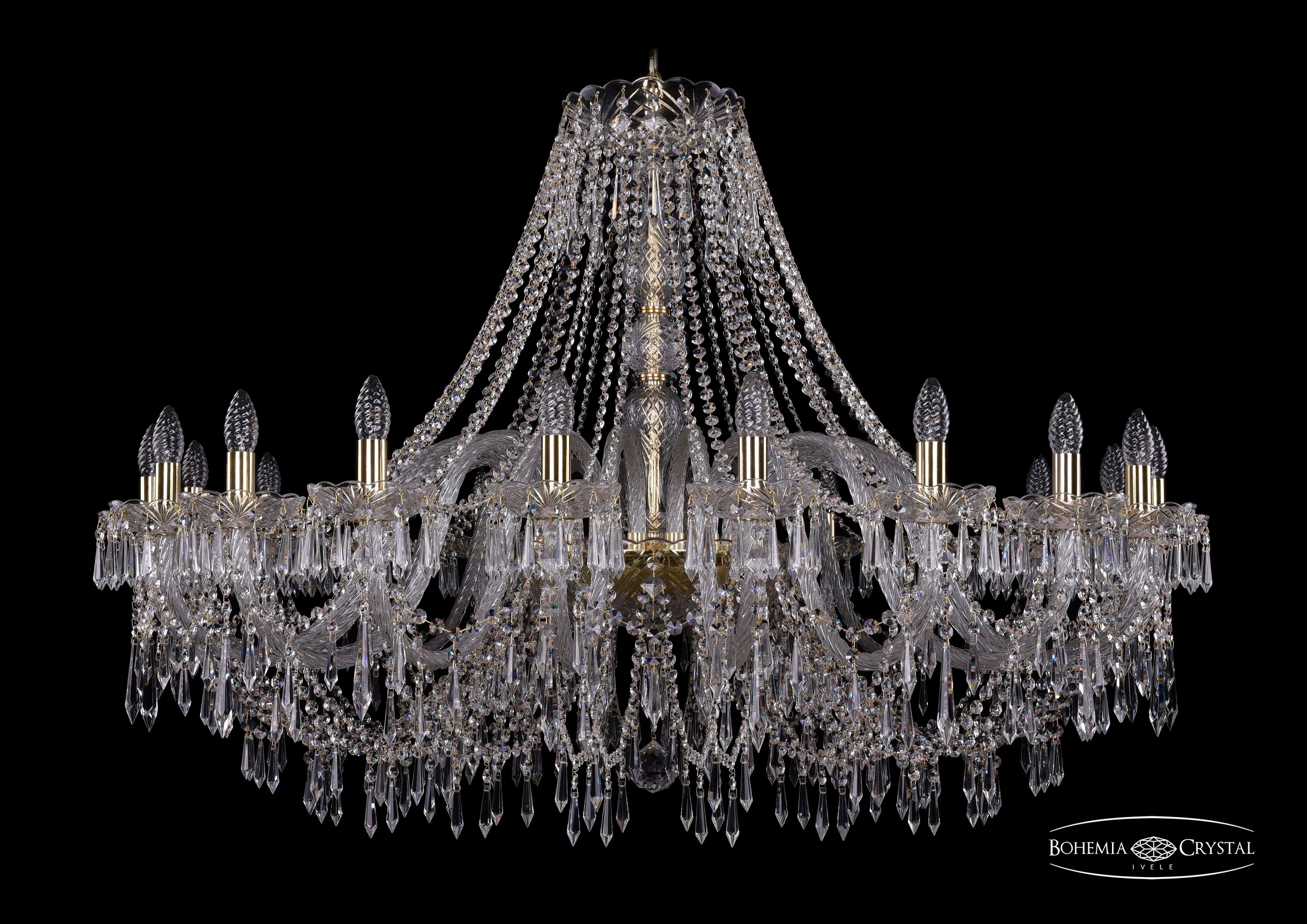 Подвесная хрустальная люстра 1403 Bohemia 1403/20/460 G