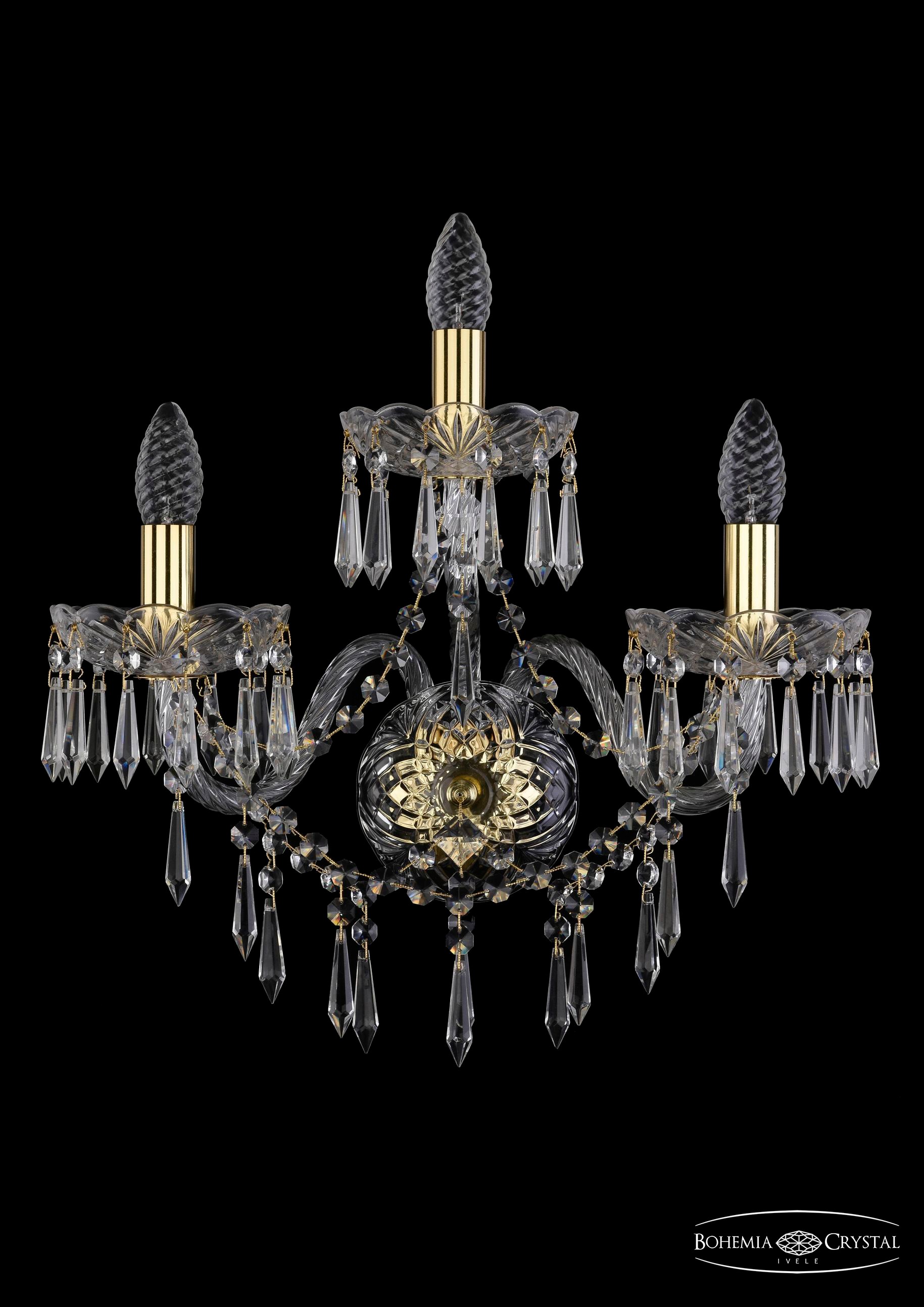 Настенное бра Bohemia 1403 1403B/2+1/195/XL/G