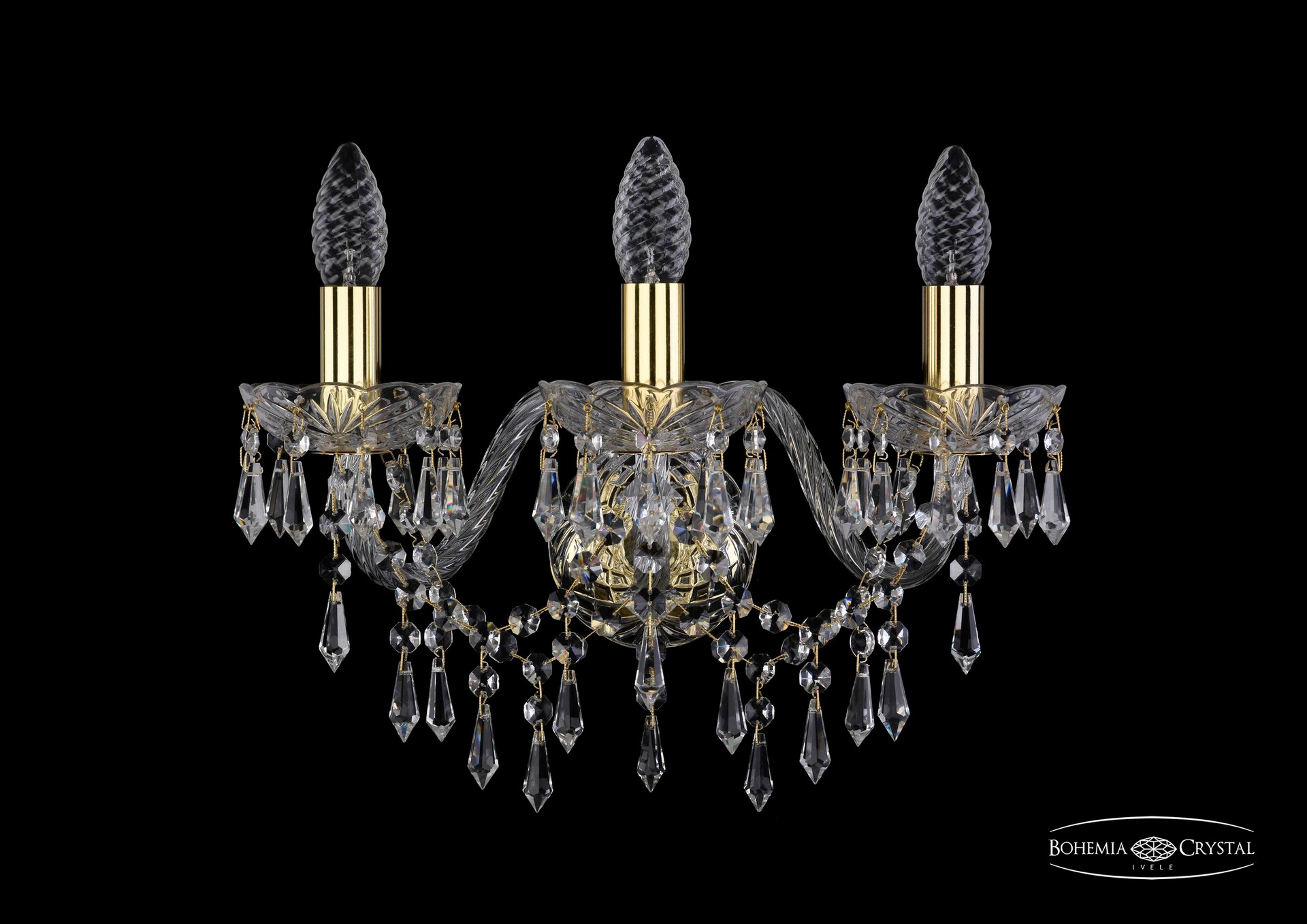 Настенное бра Bohemia 1403 1403B/3/160/G