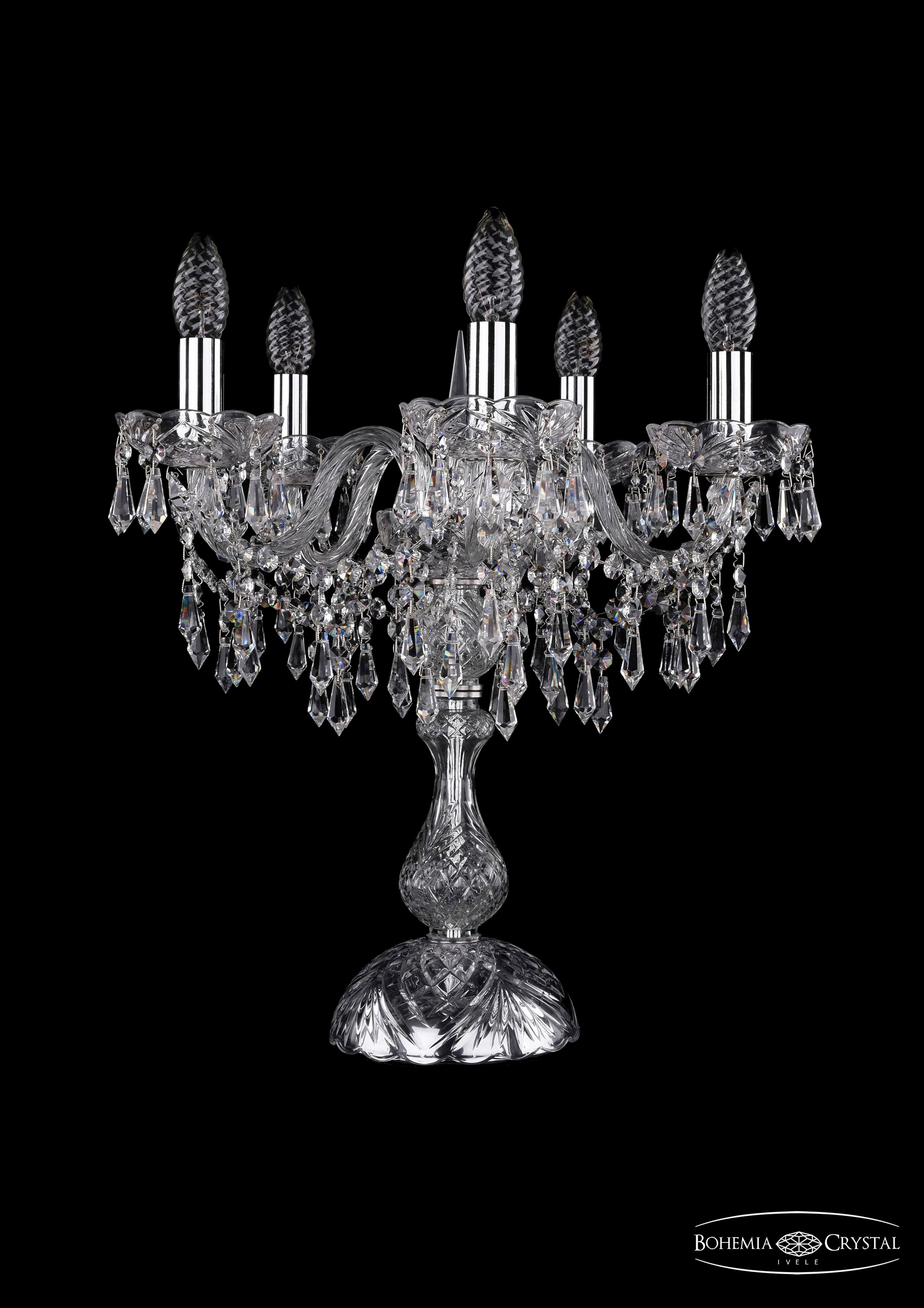 Настольная лампа Bohemia 1403 1403L/5/141-47/Ni