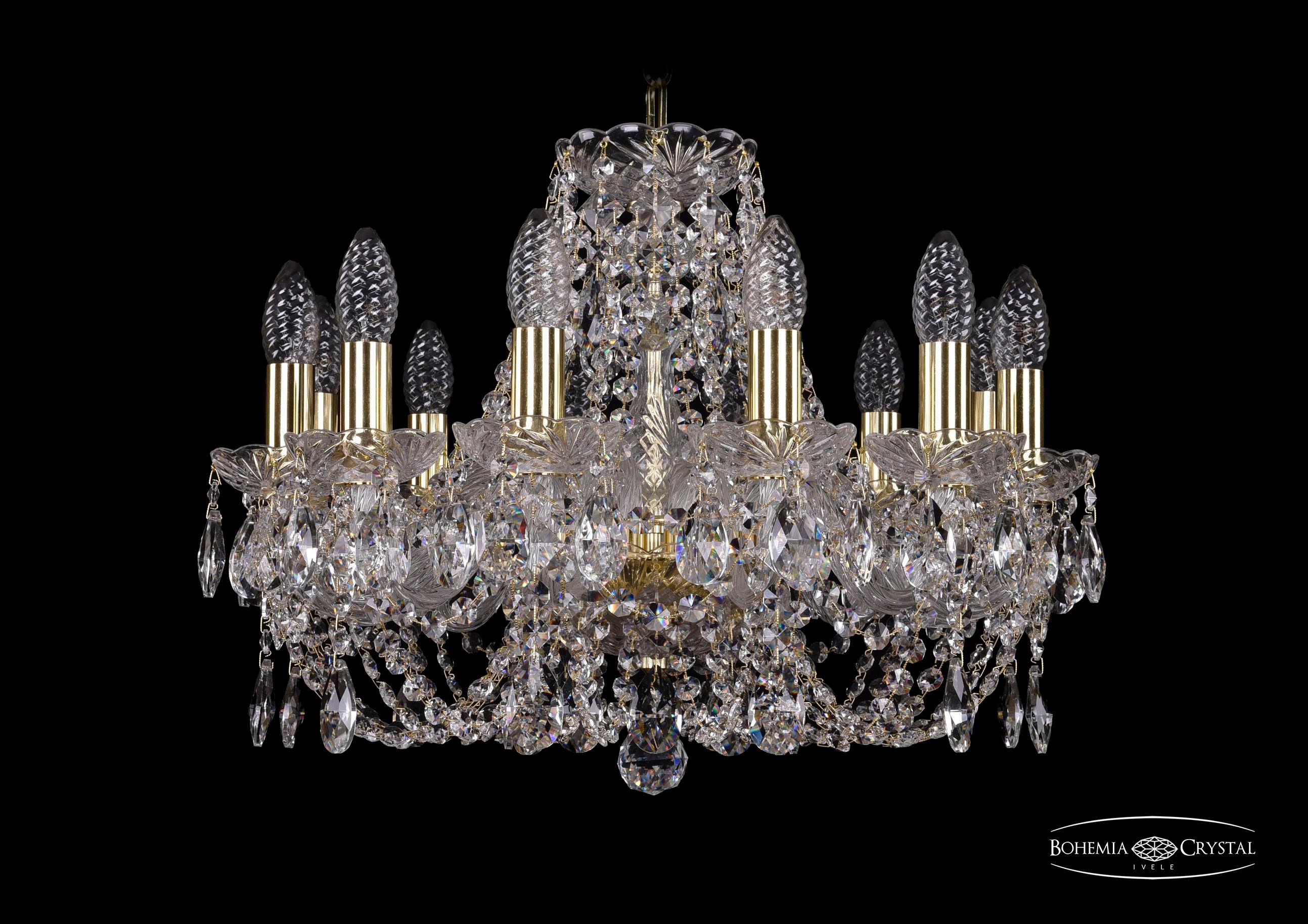 Подвесная хрустальная люстра 1406 Bohemia 1406/12/160 G