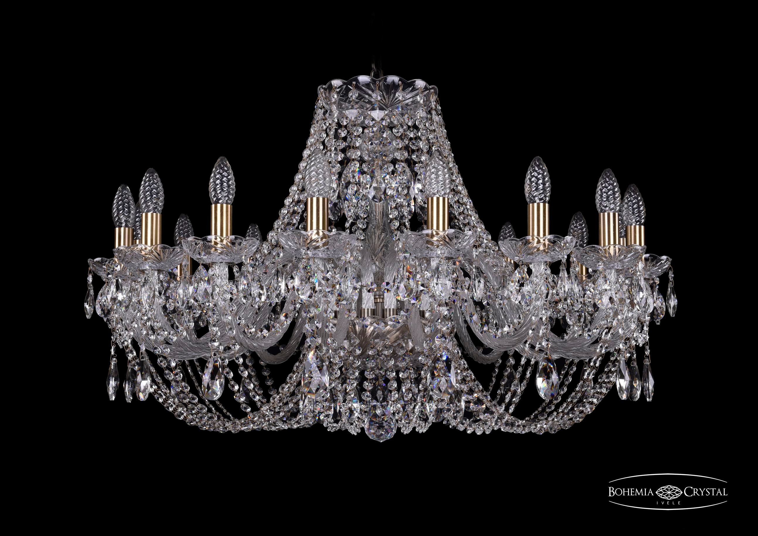 Подвесная хрустальная люстра 1406 Bohemia 1406/16/300 Pa