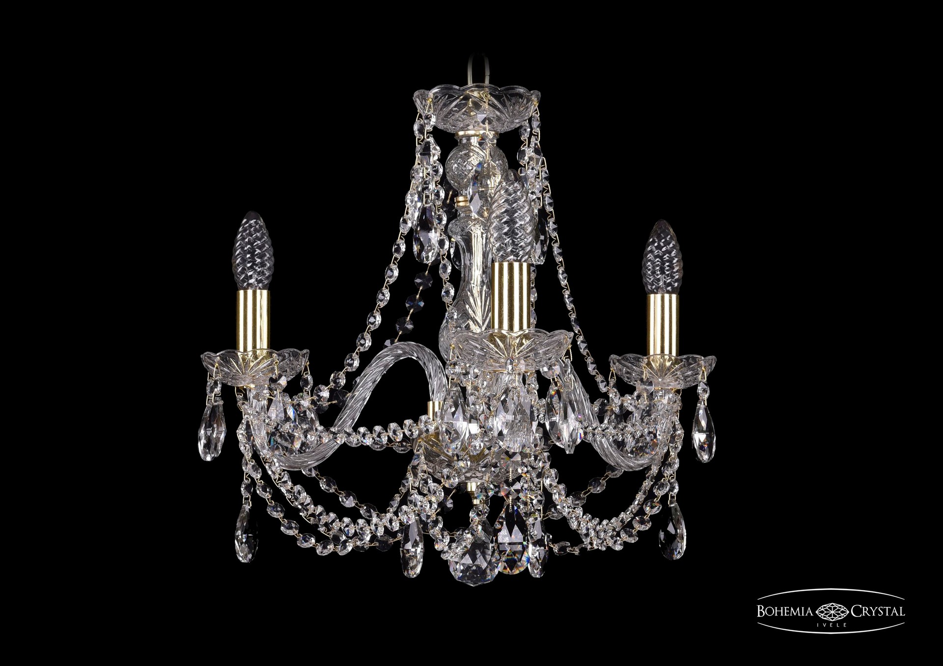 Подвесная хрустальная люстра 1406 Bohemia 1406/3/160 G