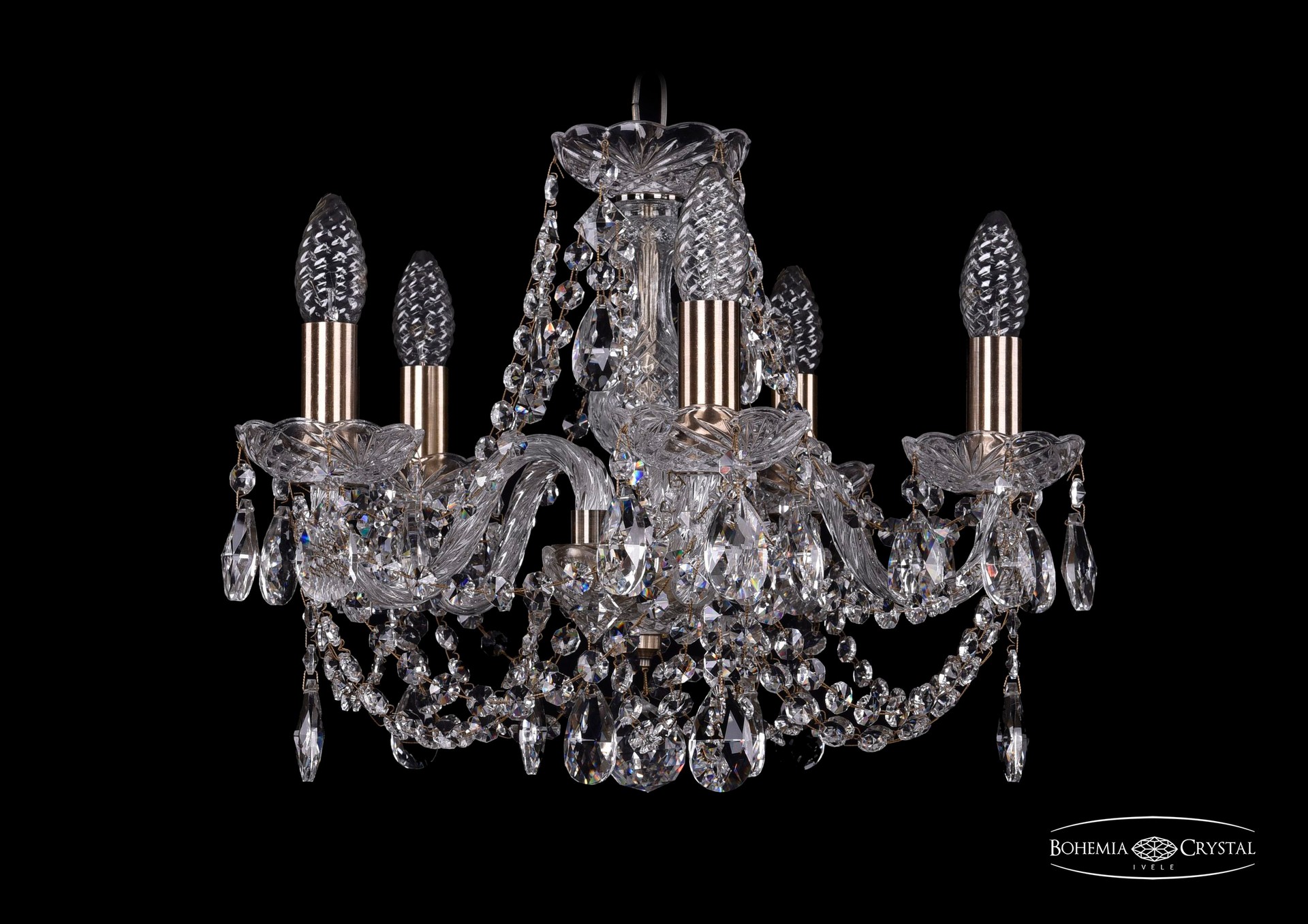 Подвесная хрустальная люстра 1406 Bohemia 1406/5/141 Pa