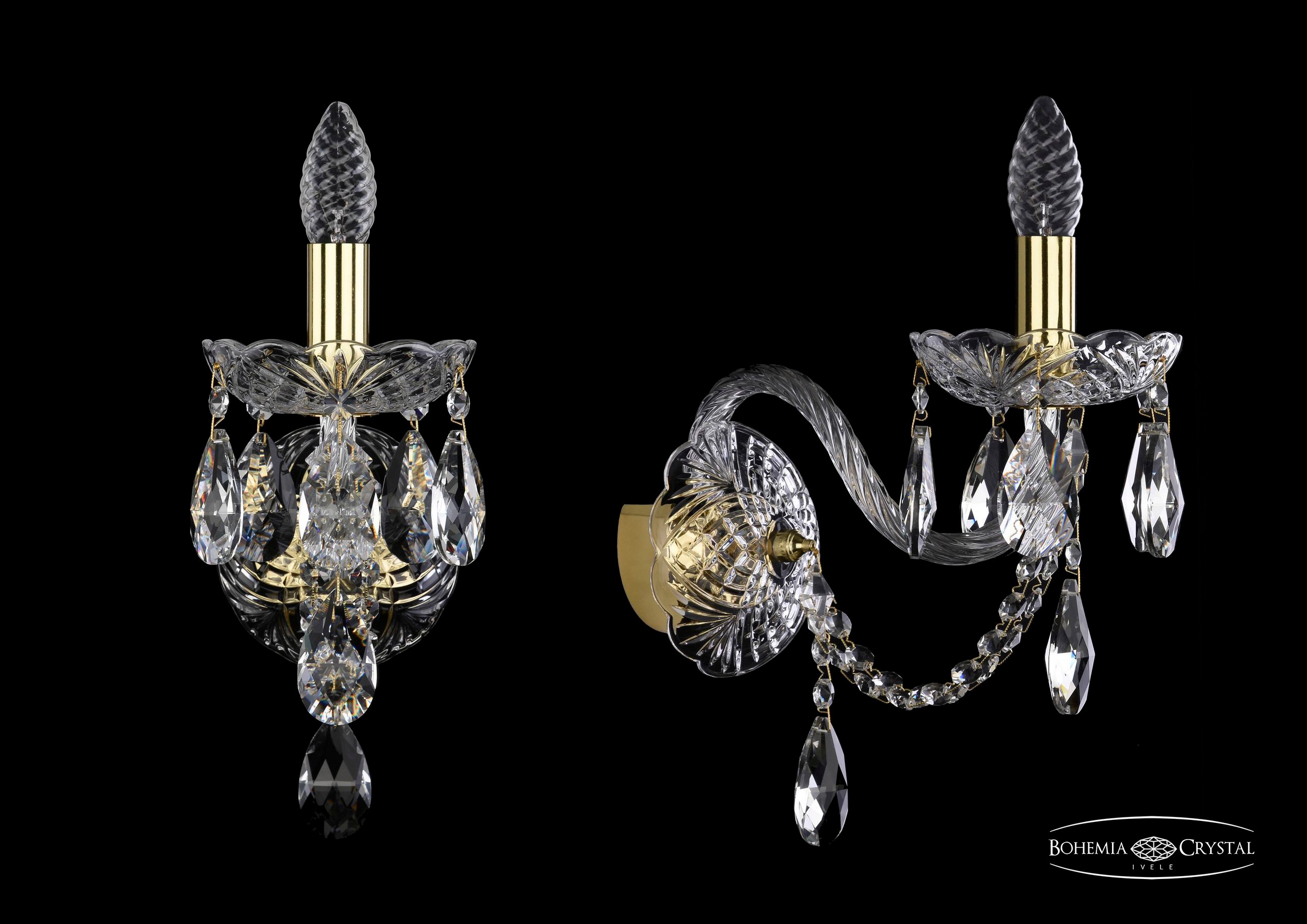 Настенное бра Bohemia 1406 1406B/1/195/XL/G