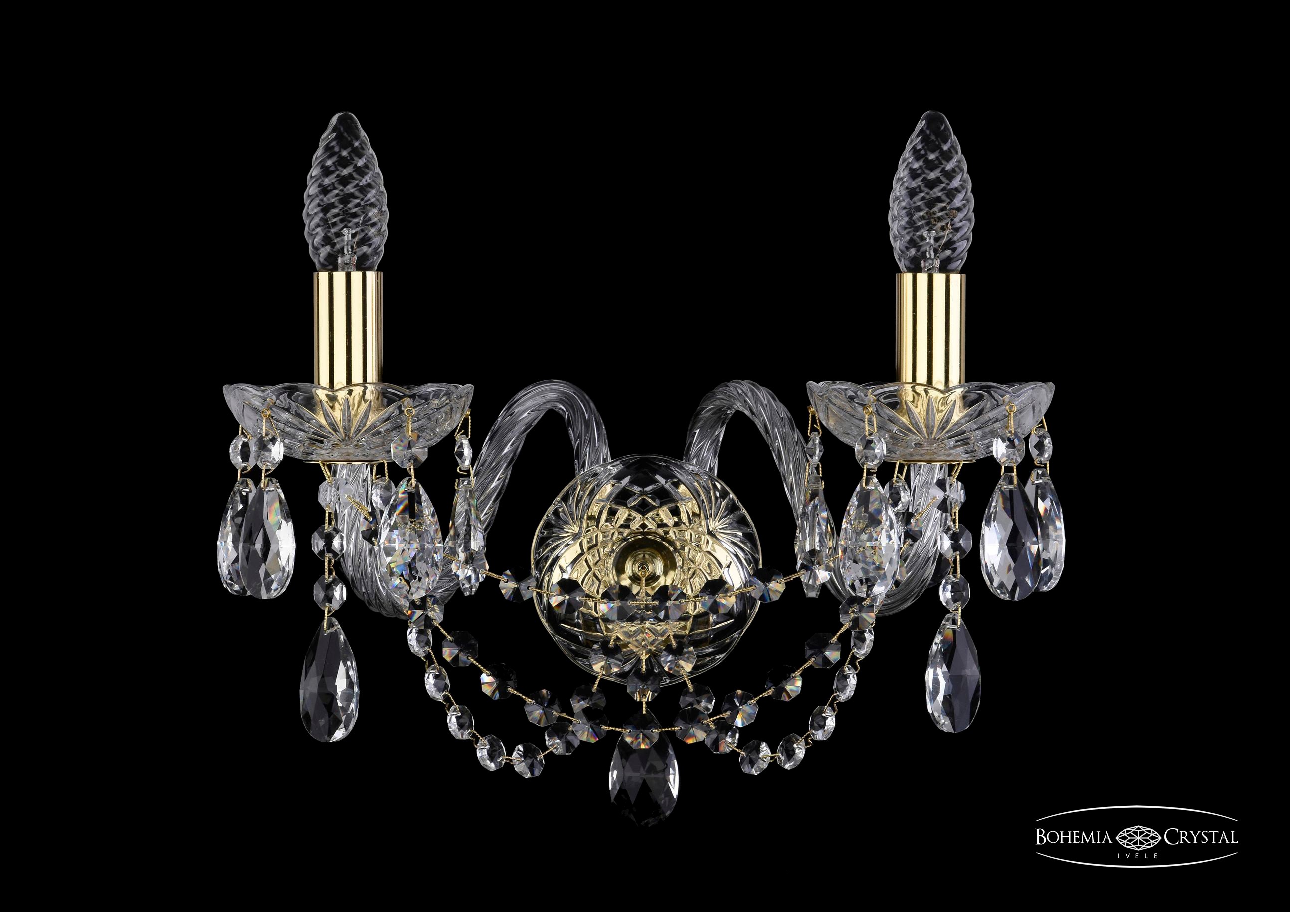 Настенное бра Bohemia 1406 1406B/2/160/G